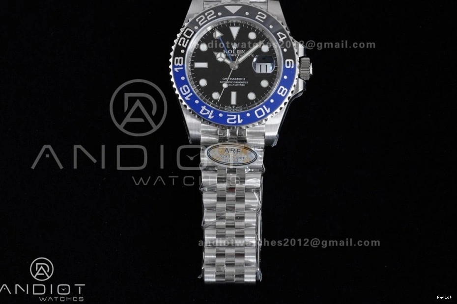 Edition II BLNR SH3285 SS Batgirl 904L Best GMT Jubilee Master On ARF Bracelet 126710 V2 1:1 New 0213